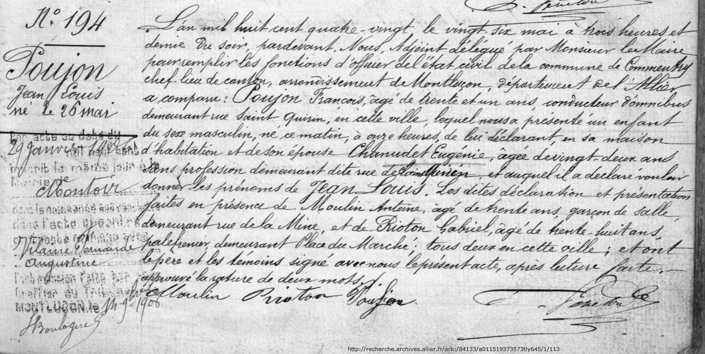 Naissance Poujon Jean Louis.jpg